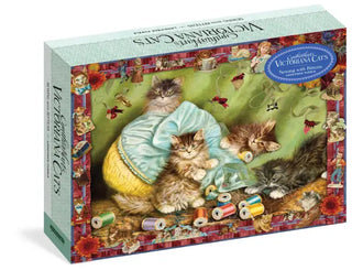 Cynthia Hart's Victoriana Cats: Sewing with Kittens 1000 brikker puslespil