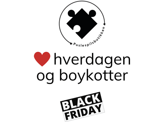 Puslespilsbutikken boykotter Black Friday