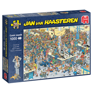 Jan van Haasteren 1000 brikker puslespil Queued Up!