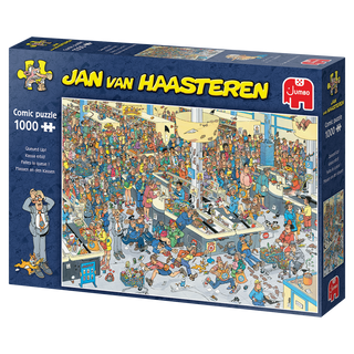 Jan van Haasteren 1000 brikker puslespil Queued Up!