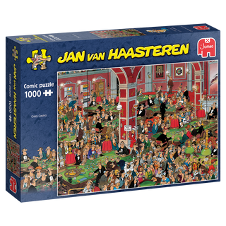 Jan van Haasteren 1000 brikker puslespil Crazy Casino