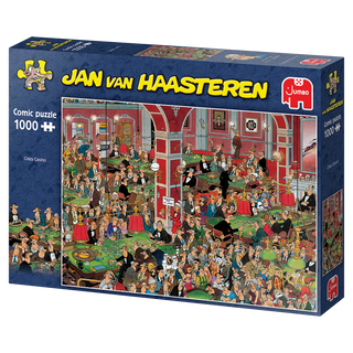 Jan van Haasteren 1000 brikker puslespil Crazy Casino