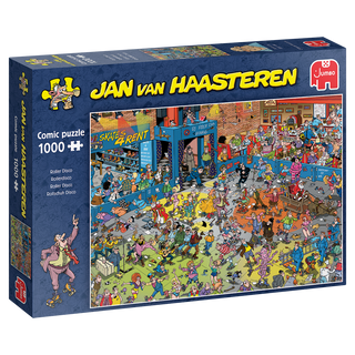 Jan van Haasteren 1000 brikker puslespil Roller Disco