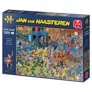 Jan van Haasteren 1000 brikker puslespil Roller Disco