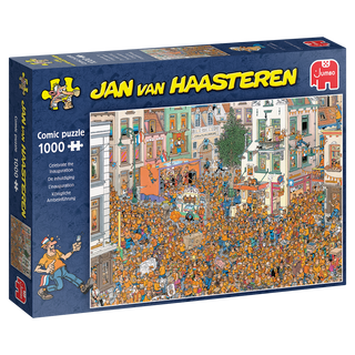 Jan van Haasteren 1000 brikker puslespil Celebrate The Inauguration