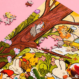 Spring Snack - 500 brikker puslespil fra Sto Puzzle