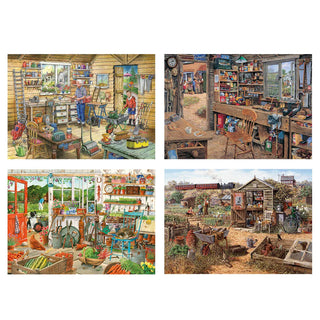 Time to Potter 4 x 500 brikker puslespil fra House of Puzzles
