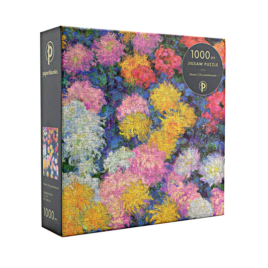 Paperblanks puslespil 1000 brikker - Monet’s Chrysanthemums