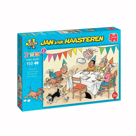 Jan van Haasteren 150 brikker børnepuslespil Birthday Party +5 år