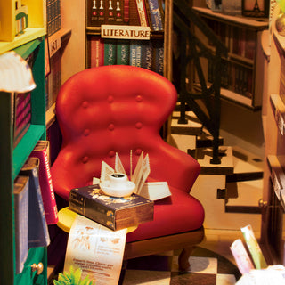 Bookstore Book Nook 194 brikker 3D-puslespil