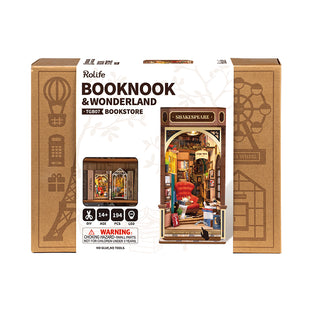 Bookstore Book Nook 194 brikker 3D-puslespil
