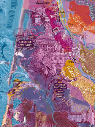 Bordeaux 1000-piece wine jigsaw puzzle from Water & Wines