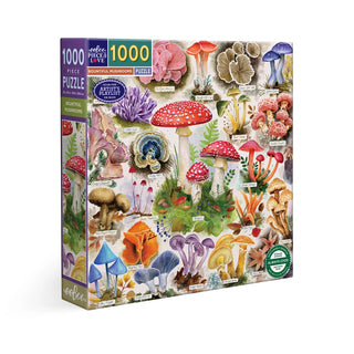 Bountiful Mushrooms 1000 brikker puslespil fra eeBoo