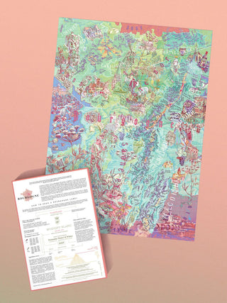 Bourgogne 1000 brikker vinpuslespil fra Water & Wines