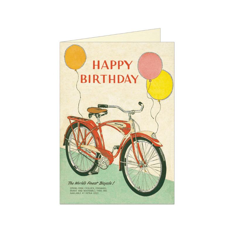 Fødselsdagskort Happy Birthday Verdens Fineste Cykel