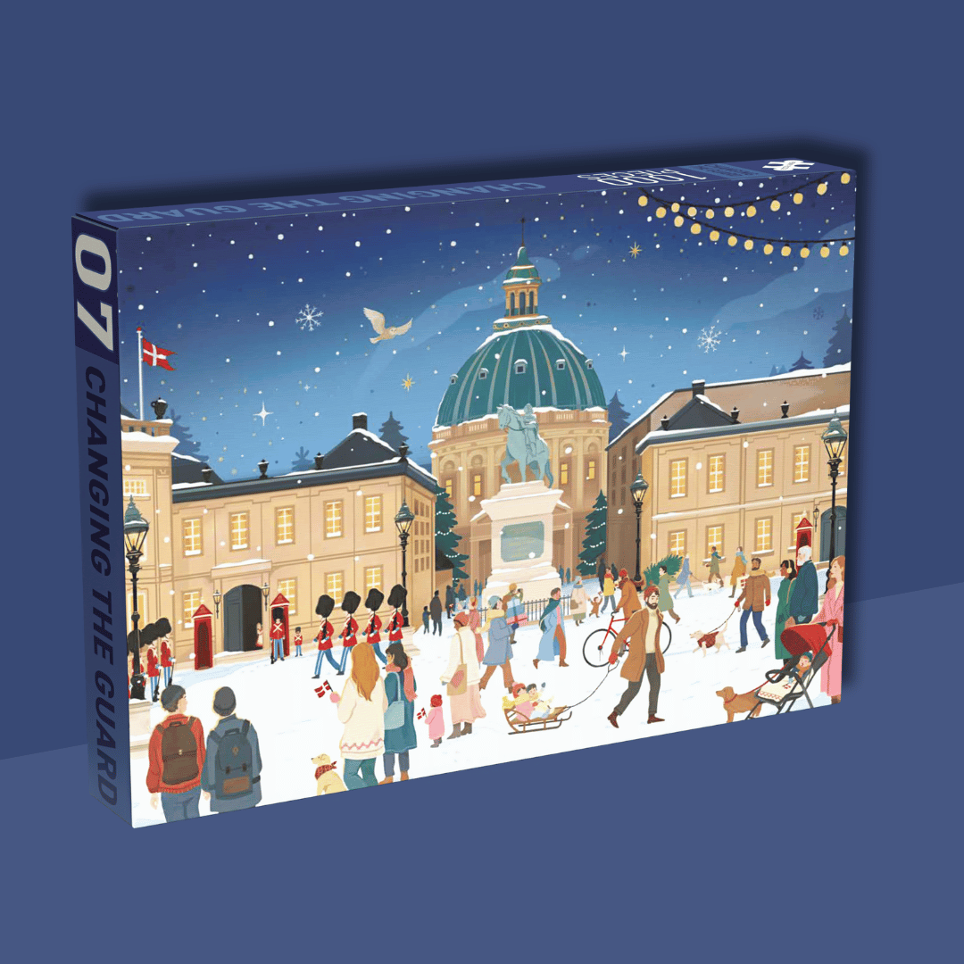 Changing the Guard 1000 brikker puslespil fra Penny Puzzle