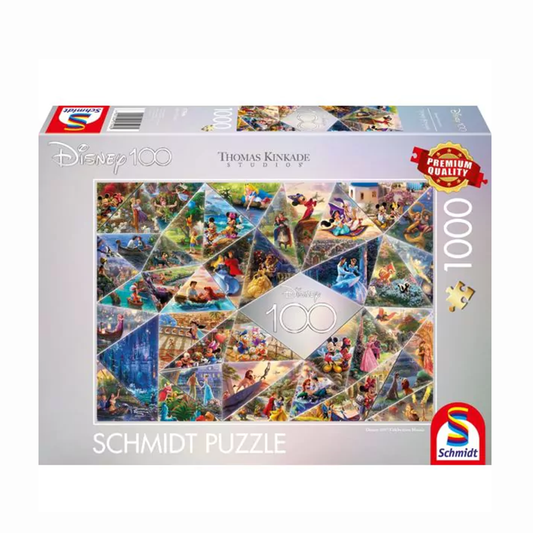 100 Year Special Edition Mosaic 1000 brikker puslespil af Thomas Kinkade for Disney