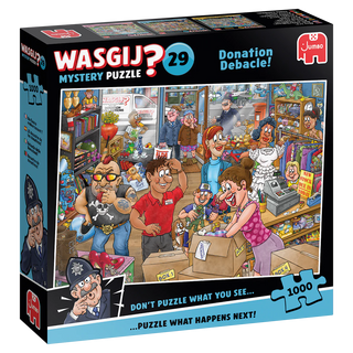 Donation Debacle Wasgij puslespil med 1000 brikker