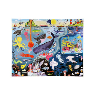48 XL jumbo pieces children's puzzle - Within the Sea from eeBoo Age 4-6 years 