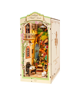 Floral Corner Book Nook 164 brikker 3D-puslespil