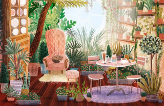 Florist Tea Room puslespil 500 brikker from Mon Joli Puzzle