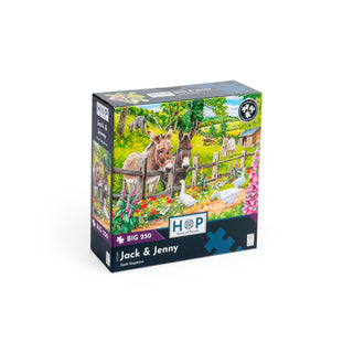 Jack and Jenny 250 XL brikker puslespil fra House of Puzzles