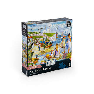 Sea Shore Breezes 500 XL brikker puslespil fra House of Puzzles
