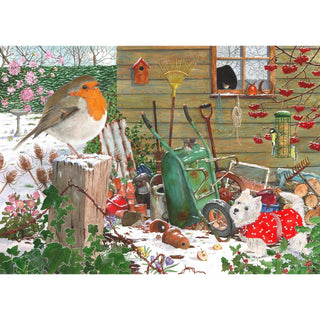 Robin Redbreast 1000 brikker puslespil fra House of Puzzles