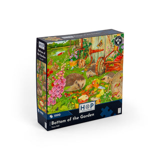 Bottom of the Garden 1000 brikker puslespil fra House of Puzzles