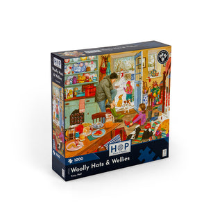 Woolly Hats and Wellies 1000 brikker puslespil fra House of Puzzles