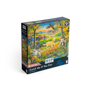 Catch me if you can 500 XL brikker puslespil fra House of Puzzles