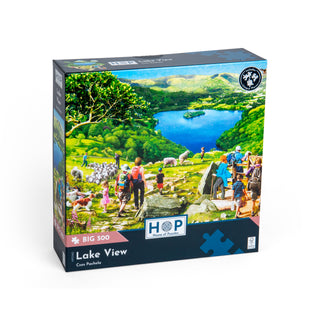 Lake View 500 XL brikker puslespil fra House of Puzzles