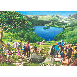 Lake View 500 XL brikker puslespil fra House of Puzzles