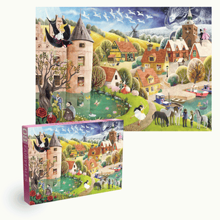 Home of Fairytales 1000 brikker puslespil fra Penny Puzzle / H. C. Andersen puslespil