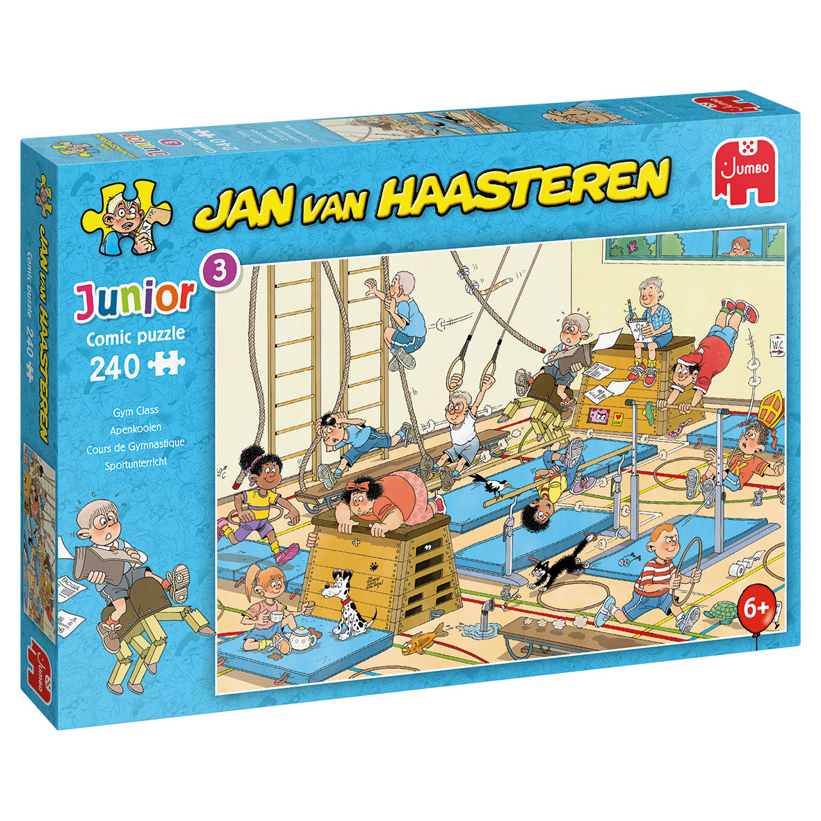 Jan van Haasteren 240 brikker børnepuslespil The Gym Class+6 år