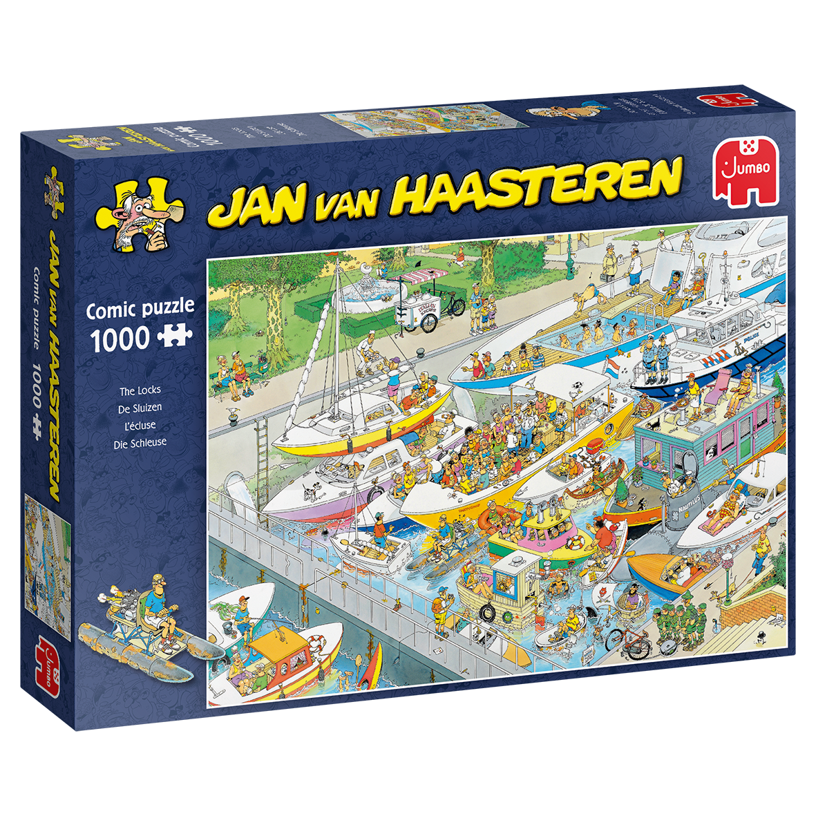 Jan van Haasteren 1000 brikker puslespil The Locks
