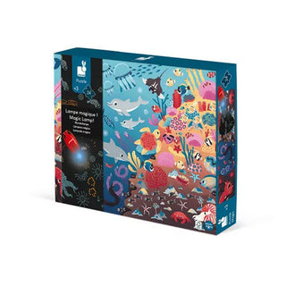 Magic Puzzle: The Sea 24 piece children's puzzle +3 years from Janod 