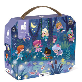 Fairies And Waterlilies puslespil med 36 XL brikker børnepuslespil +4 år fra Janod