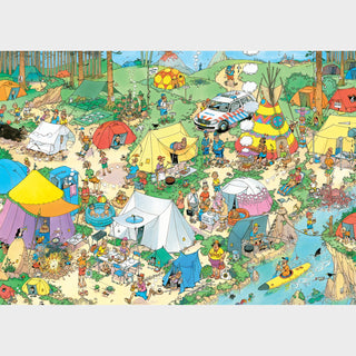 Camping in the Forest Jan van Haasteren 1000 brikker