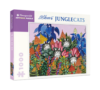 Jungle Cats 1000 brikker puslespil fra Pomegranate