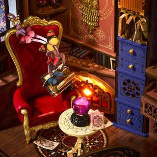 Magic Fantasy Corner Book Nook 185 brikker 3D-puslespil