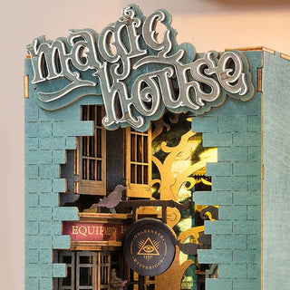 Magic House Book Nook 216 brikker 3D-puslespil