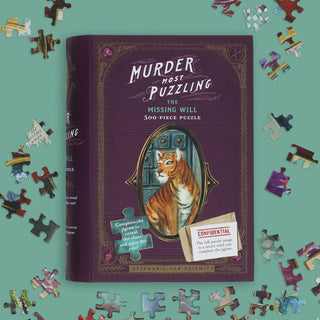 Murder Most Puzzling 500 piece puzzle from Galison