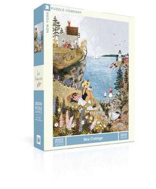 Sea Cottage 1000 brikker puslespil New York Puzzle Company