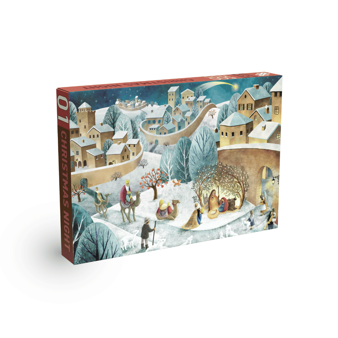 Christmas Night 500 brikker puslespil fra Penny Puzzle