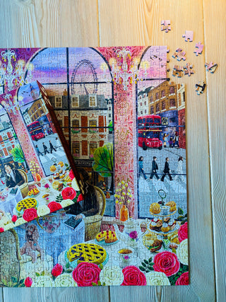 London puslespil Home of High Tea 1000 brikker fra Penny Puzzle