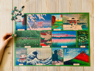 Japanische Drucke 1000 Teile Vintage-Puzzle von Penny Puzzle