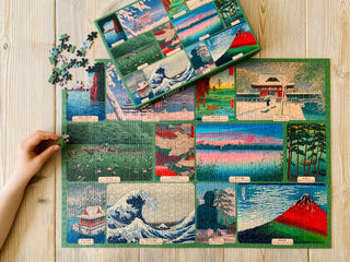 Japanische Drucke 1000 Teile Vintage-Puzzle von Penny Puzzle