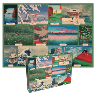 Japanische Drucke 1000 Teile Vintage-Puzzle von Penny Puzzle