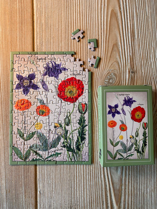 Wild Flora Archive minipuslespil med 99 brikker fra Penny Puzzle